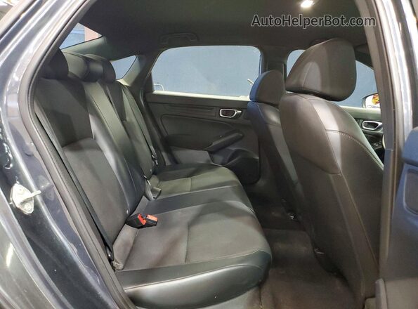 2HGFE2F58NH570312 2022 HONDA CIVIC Gray Rear seats view