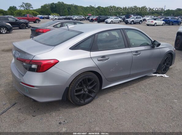 2HGFE2F58NH578393 2022 HONDA CIVIC Gray Rear right