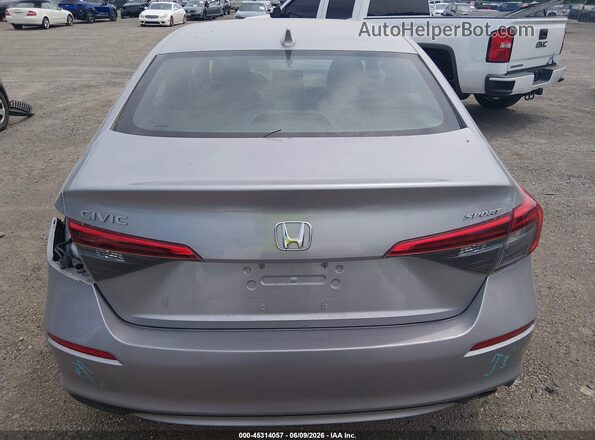 2HGFE2F58NH578393 2022 HONDA CIVIC Gray 