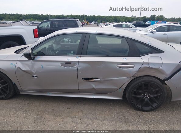 2HGFE2F58NH578393 2022 HONDA CIVIC Gray 360 interior view