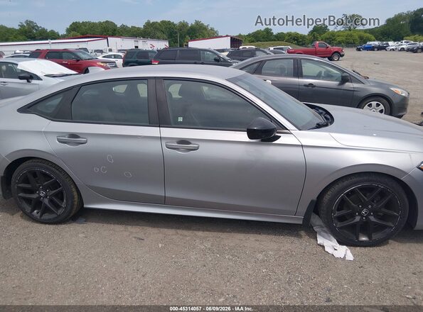 2HGFE2F58NH578393 2022 HONDA CIVIC Gray Rear interior view