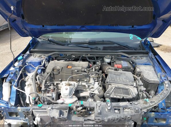 2HGFE2F58NH589359 2022 HONDA CIVIC Blue Rear view