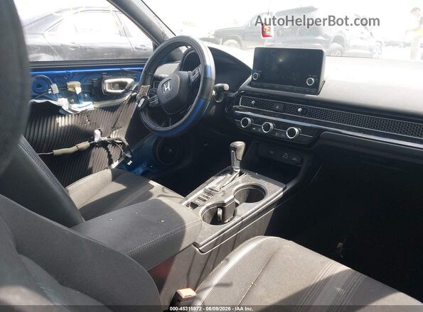 2HGFE2F58NH589359 2022 HONDA CIVIC Blue Front interior view