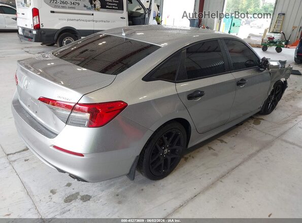 2HGFE2F58NH594402 2022 HONDA CIVIC Серебряный 