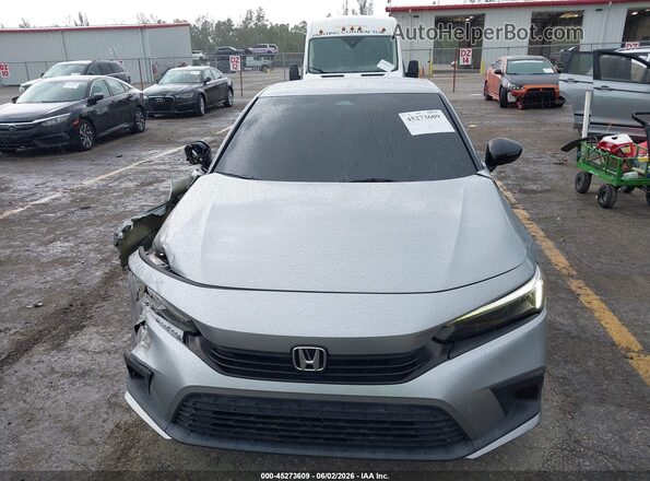 2HGFE2F58NH594402 2022 HONDA CIVIC Серебряный 