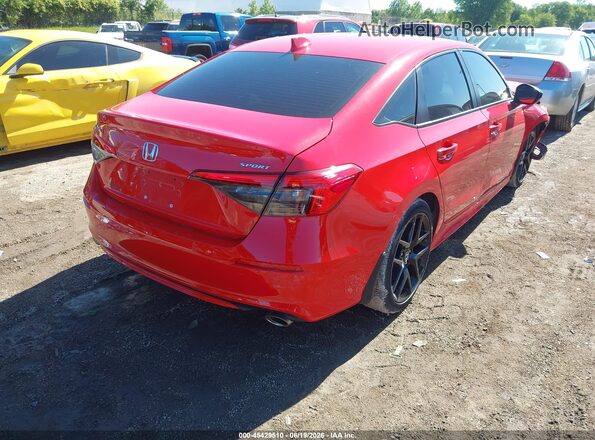 2HGFE2F58PH505849 2023 HONDA CIVIC Red Հետևի աջ