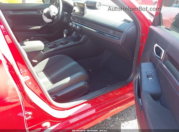 2HGFE2F58PH505849 2023 HONDA CIVIC Red Սալոնի դիմացի տեսք