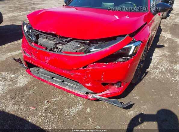 2HGFE2F58PH505849 2023 HONDA CIVIC Red Դիմացի տեսք