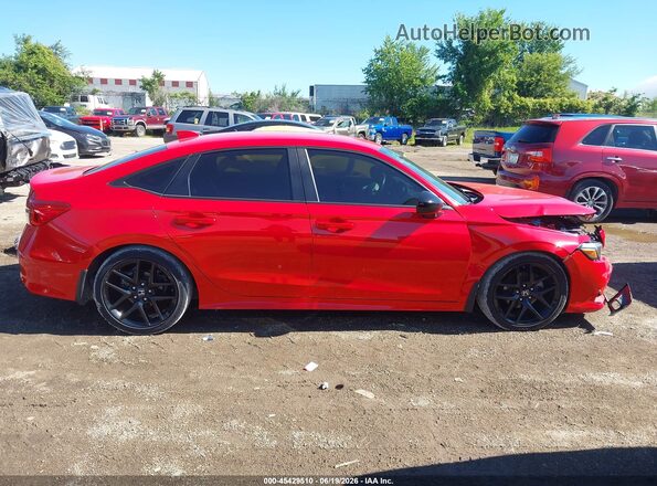 2HGFE2F58PH505849 2023 HONDA CIVIC Red Սալոնի հետևի տեսք