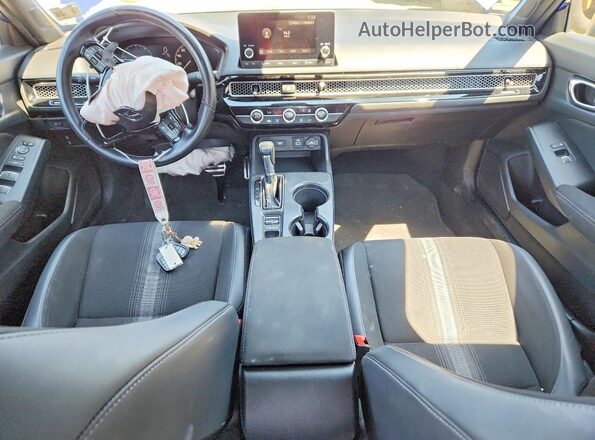 2HGFE2F58PH513286 2023 HONDA CIVIC Синий Вид панели приборов