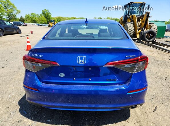 2HGFE2F58PH513286 2023 HONDA CIVIC Синий Вид сзади