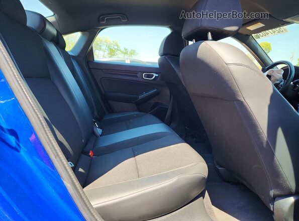 2HGFE2F58PH513286 2023 HONDA CIVIC Синий Вид задних сидений