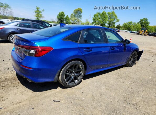 2HGFE2F58PH513286 2023 HONDA CIVIC Синий Задняя правая четверть
