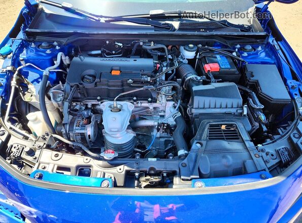 2HGFE2F58PH513286 2023 HONDA CIVIC Синий Вид задней части салона