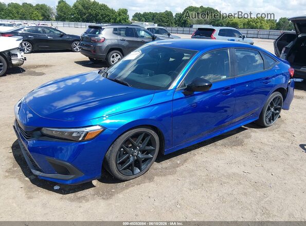 2HGFE2F58PH522991 2023 HONDA CIVIC Blue Front left