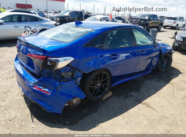 2HGFE2F58PH522991 2023 HONDA CIVIC Blue Rear right