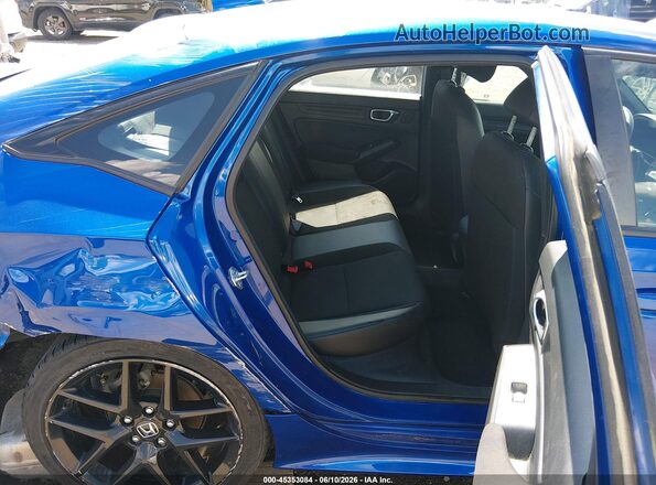 2HGFE2F58PH522991 2023 HONDA CIVIC Blue VIN sticker view