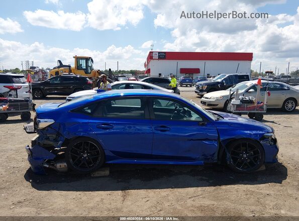 2HGFE2F58PH522991 2023 HONDA CIVIC Blue Rear interior view
