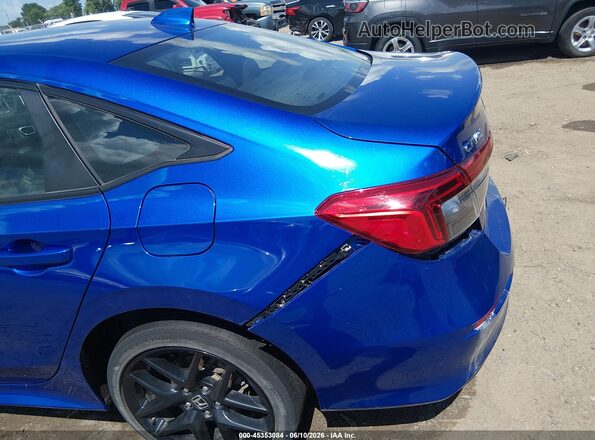 2HGFE2F58PH522991 2023 HONDA CIVIC Blue 