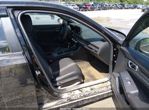 2HGFE2F58PH557983 2023 HONDA CIVIC Black Вид салону спереду