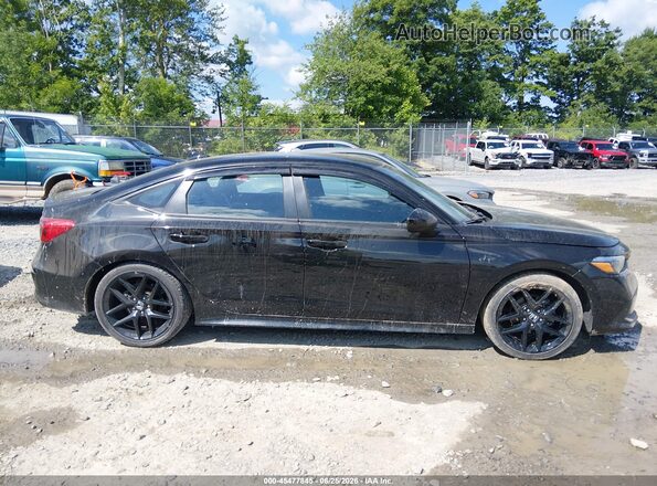 2HGFE2F58PH557983 2023 HONDA CIVIC Black Вид задньої частини салону