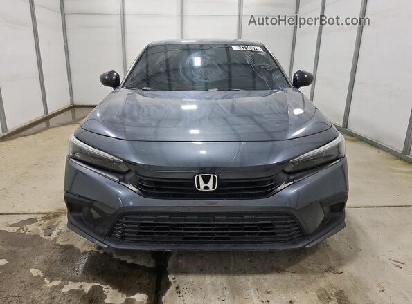 2HGFE2F58PH558583 2023 HONDA CIVIC Gray Vista de la etiqueta del VIN