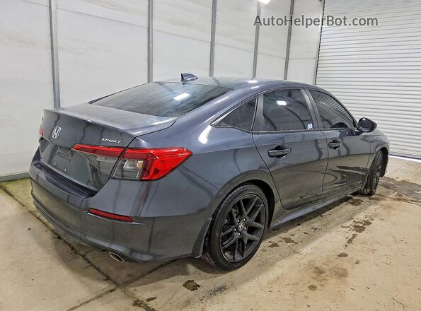 2HGFE2F58PH558583 2023 HONDA CIVIC Gray Trasero derecho