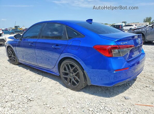 2HGFE2F58RH504882 2024 HONDA CIVIC Синий Задняя левая четверть