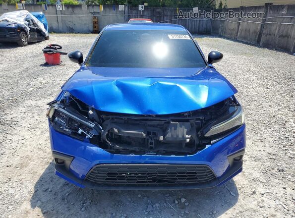 2HGFE2F58RH504882 2024 HONDA CIVIC Синий Вид спереди