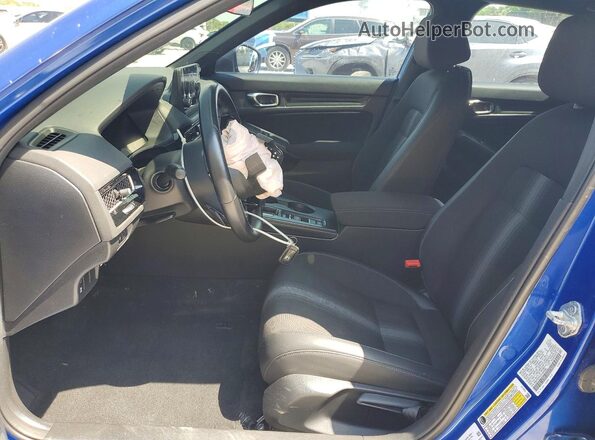 2HGFE2F58RH504882 2024 HONDA CIVIC Синий Вид салона спереди