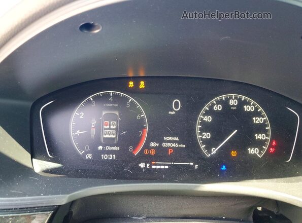 2HGFE2F58RH504882 2024 HONDA CIVIC Синий Вид щитка приборов