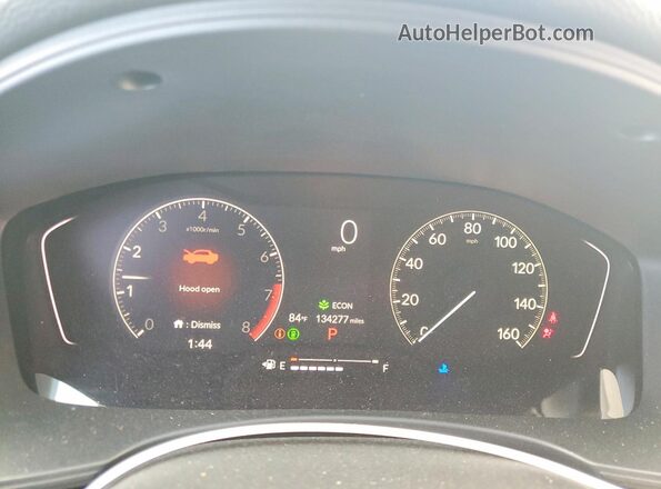 2HGFE2F58RH509628 2024 HONDA CIVIC Silver ხელსაწყოთა პანელის ხედი