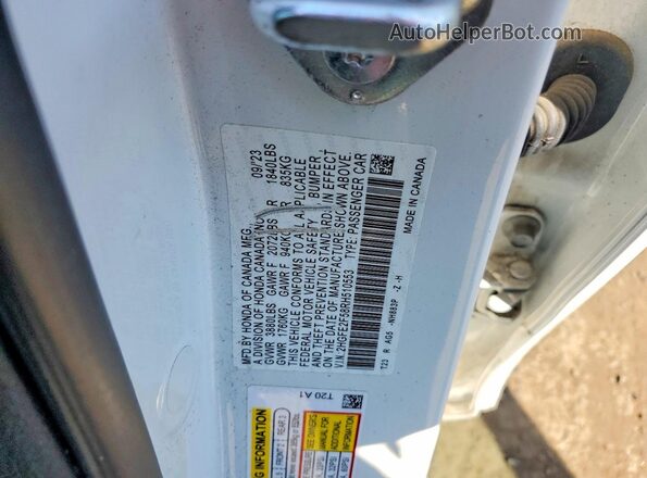 2HGFE2F58RH510553 2024 HONDA CIVIC White 