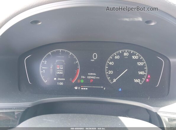 2HGFE2F58RH583194 2024 HONDA CIVIC White უკანა სავარძლების ხედი