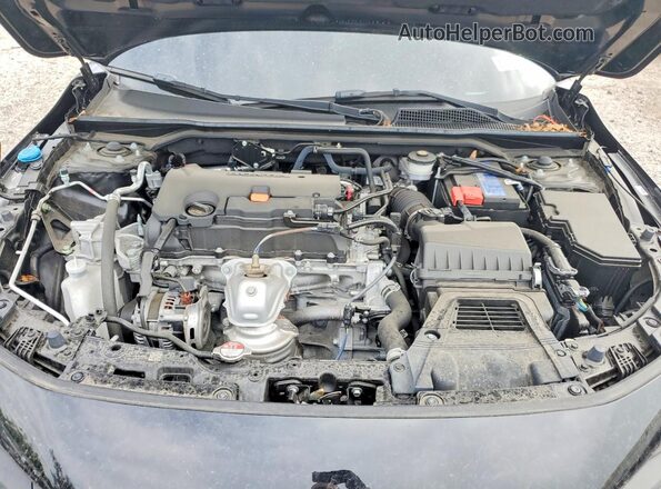 2HGFE2F58RH586421 2024 HONDA CIVIC Black უკანა სალონის ხედი