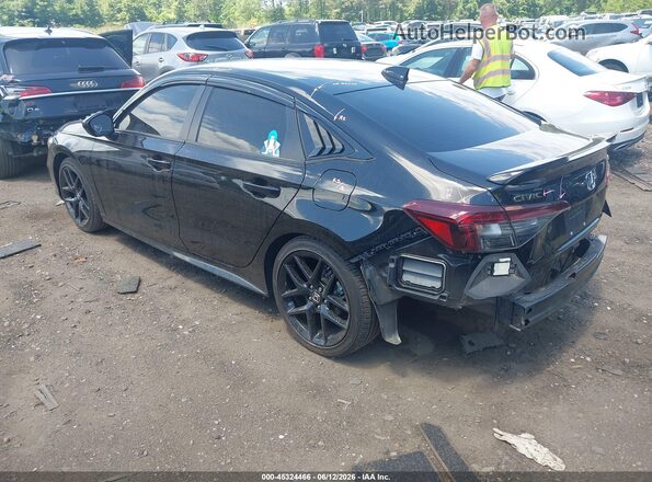 2HGFE2F58SH512695 2025 HONDA CIVIC Black Հետևի ձախ
