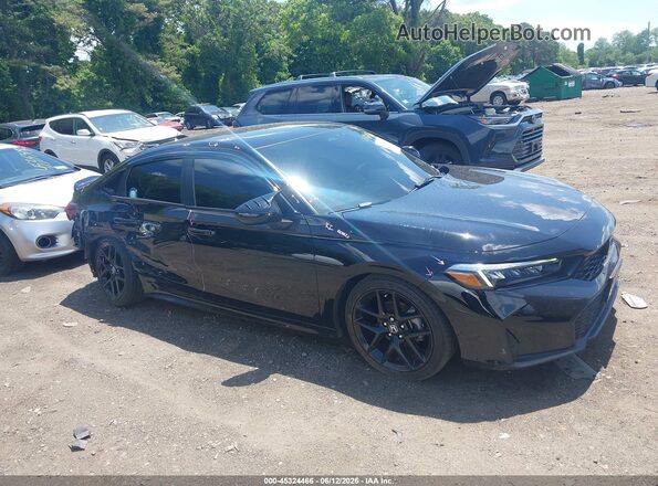 2HGFE2F58SH512695 2025 HONDA CIVIC Black Սալոնի հետևի տեսք