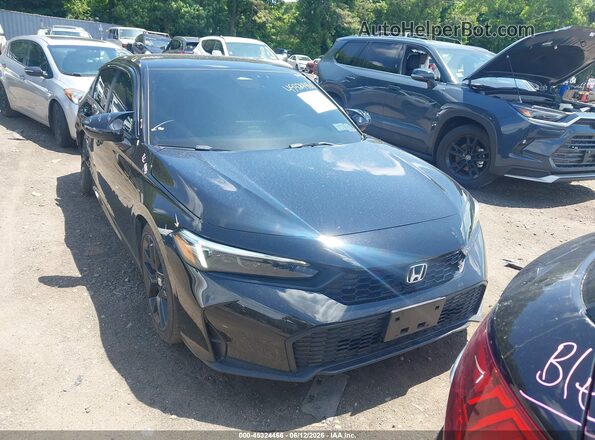 2HGFE2F58SH512695 2025 HONDA CIVIC Black Սարքավորումների վահանակի տեսք