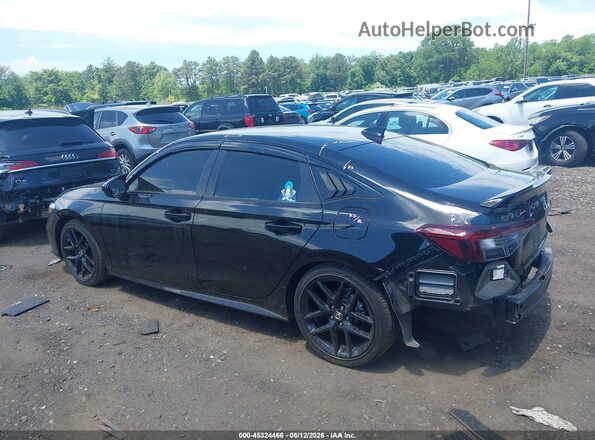 2HGFE2F58SH512695 2025 HONDA CIVIC Black Սալոնի 360 աստիճան տեսք