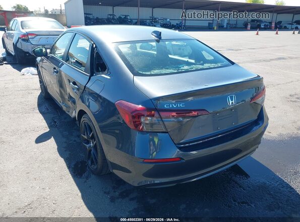 2HGFE2F58SH513619 2025 HONDA CIVIC Gray Trasero izquierdo