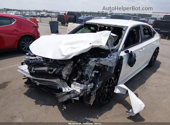 2HGFE2F58SH526273 2025 HONDA CIVIC White Դիմացի տեսք