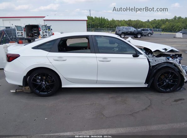 2HGFE2F58SH526273 2025 HONDA CIVIC White Սալոնի հետևի տեսք