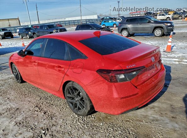 2HGFE2F58SH545048 2025 HONDA CIVIC Красный Задняя левая четверть