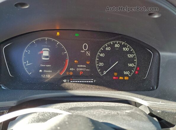 2HGFE2F58SH545048 2025 HONDA CIVIC Красный Вид щитка приборов