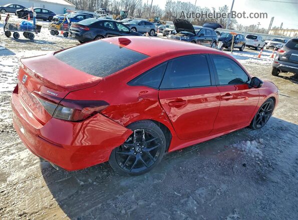 2HGFE2F58SH545048 2025 HONDA CIVIC Красный Задняя правая четверть