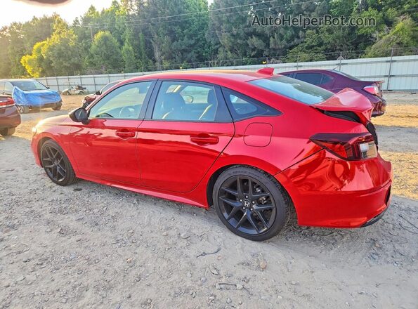 2HGFE2F58SH573903 2025 HONDA CIVIC Red Trasero izquierdo