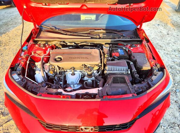 2HGFE2F58SH573903 2025 HONDA CIVIC Red Vista interior trasera