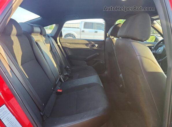 2HGFE2F58SH573903 2025 HONDA CIVIC Red Vista de los asientos traseros