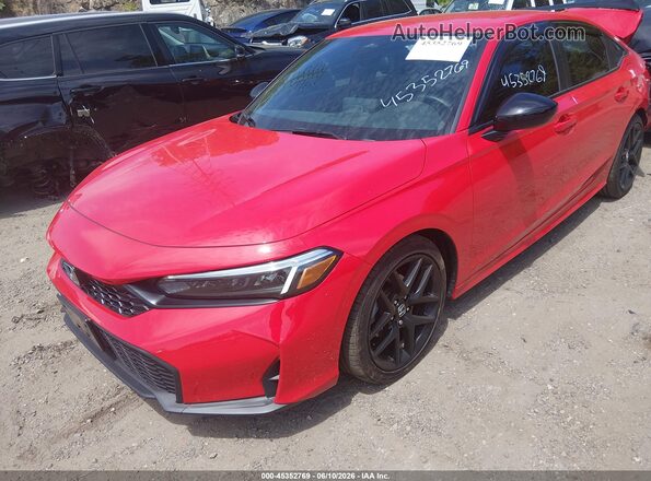 2HGFE2F58SH575991 2025 HONDA CIVIC Red Передня ліва чверть