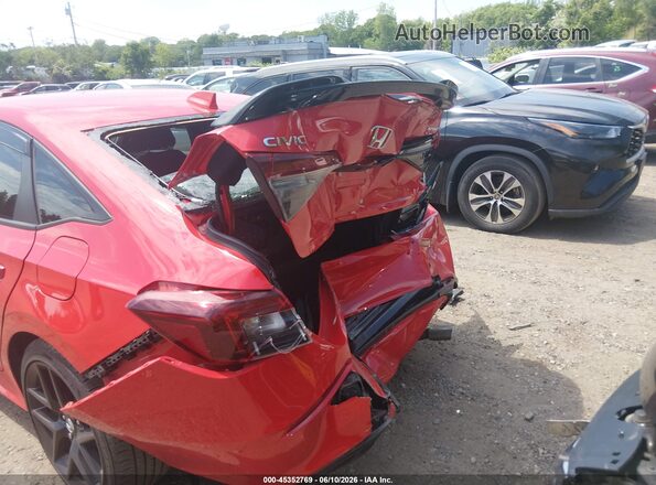 2HGFE2F58SH575991 2025 HONDA CIVIC Red Вид спереду